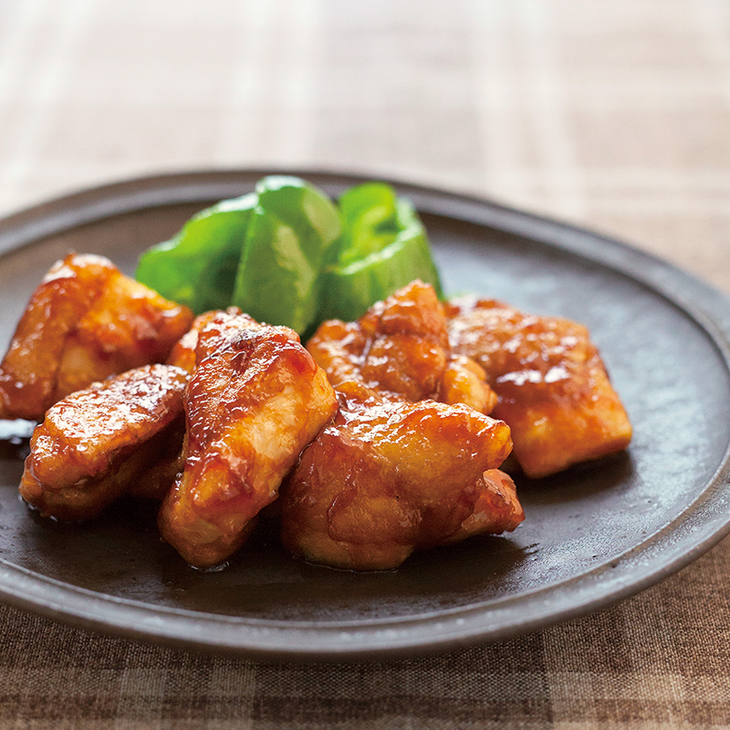 簡単&節約☆鶏むね肉の甘酢照り焼き