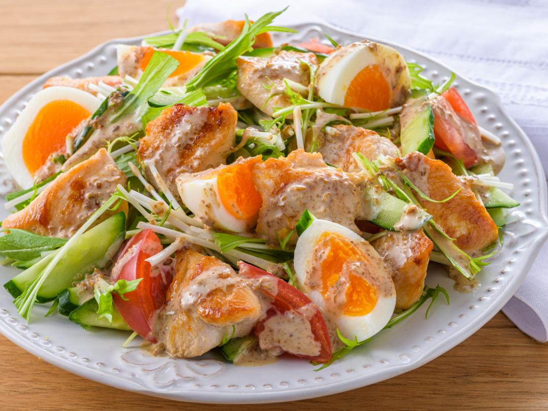 サラダチキンアレンジ☆キムチ炒め