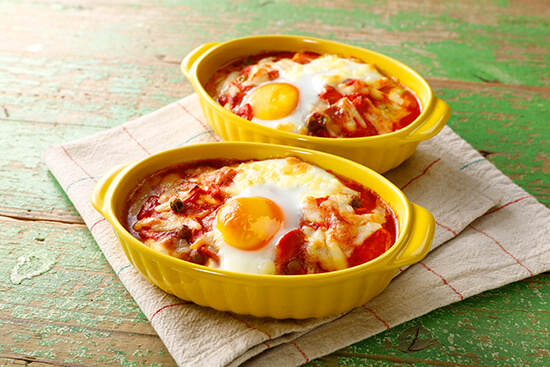 豆腐2丁消費レシピ！豆腐と卵のヘルシーグラタン風