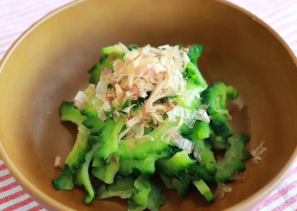 居酒屋さんに教えてもらった、ゴーヤのあまずっぱお漬物と献立 : まめこごはん