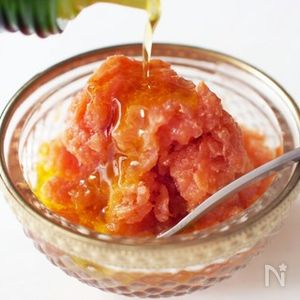 トマトジュースで簡単ガスパチョ