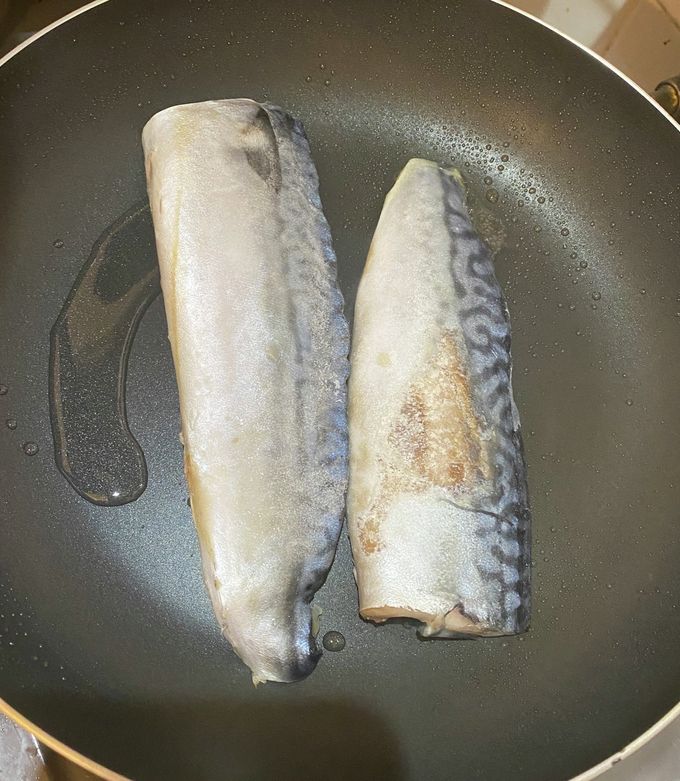 塩サバは冷凍のまま焼こう♪