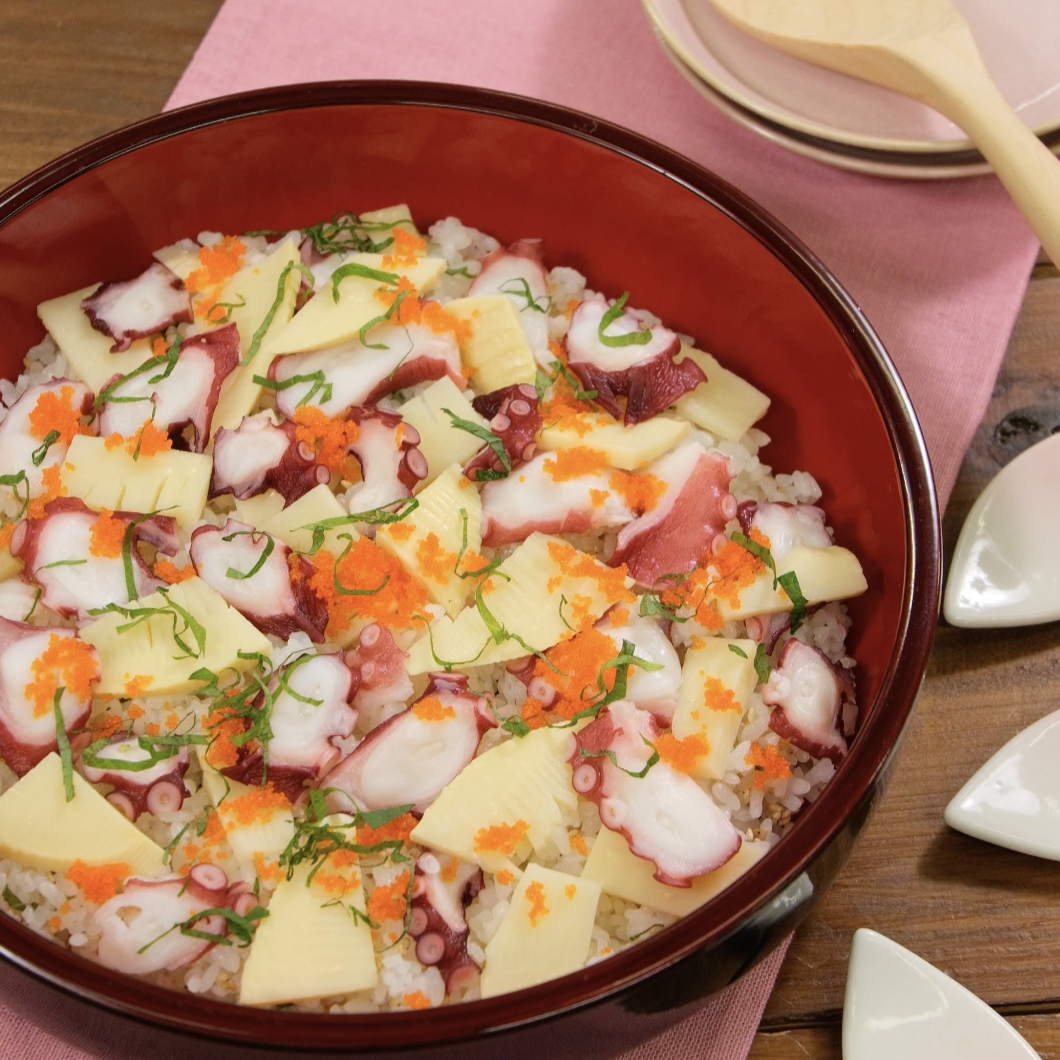 絢爛豪華！たけのことれんこんの彩りちらし寿司 - 桜乳業株式会社