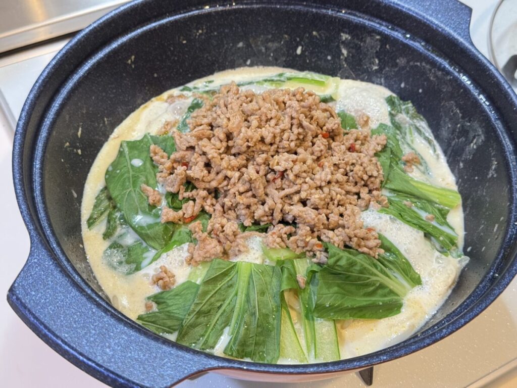 坦々餃子鍋 - おすすめレシピダイエー食の情報