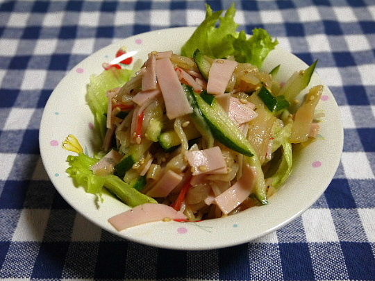 夕食 麻婆豆腐・鶏のから揚げ・塩くらげのサラダ: THE LAST SASURAI ～自炊ニストの食卓～