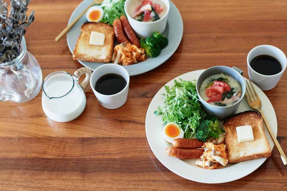 休日のゆったり朝ごはんが好き🍃 1週間お疲れ様でした🍒おうちごはんお昼ご飯献立専業主婦ワンプレートおしゃれごはんおうちカフェプレートごはんカフェ風ごはんワンプレート朝ごはん朝ごはんモーニングmorningサンドイッチ