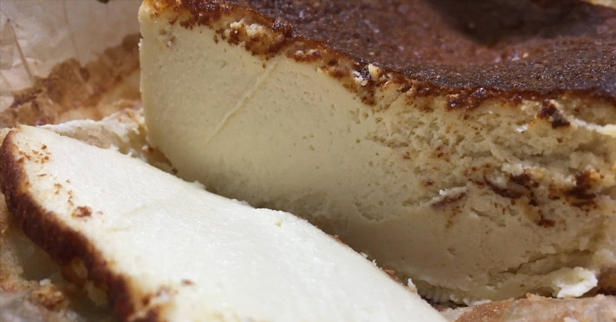 本当は秘密にしたい抹茶バスクチーズケーキ cheesecake