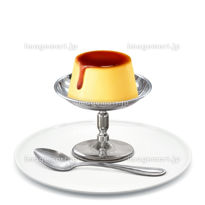 プリンのおやつ05フリー素材ドットコム