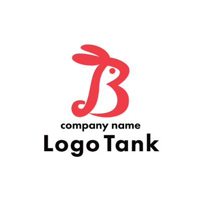 商品番号：0247 「うさぎ」のロゴデザイン – ロゴの作成・ご購入ならロゴコレ