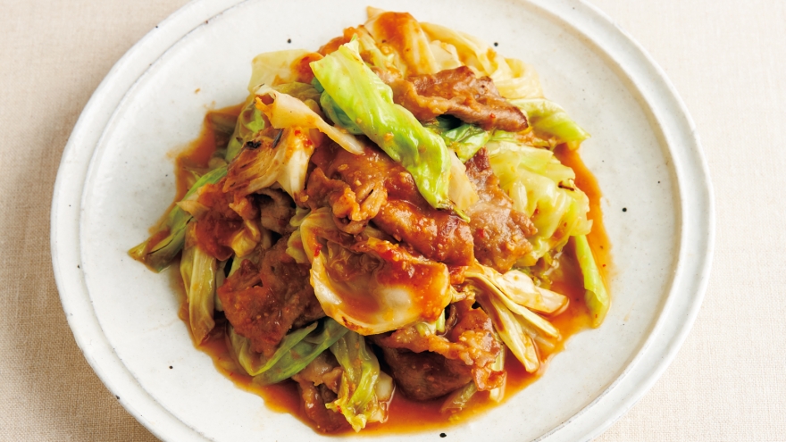 キャベツと豚肉の魯肉飯 ルーローハン 風