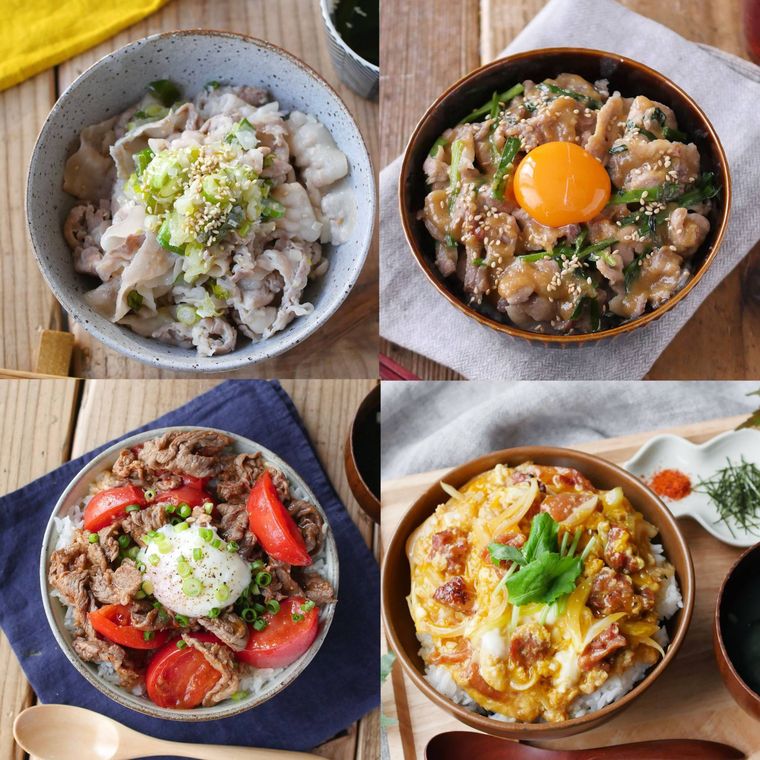 どんぶりの人気レシピ一覧エバラ食品