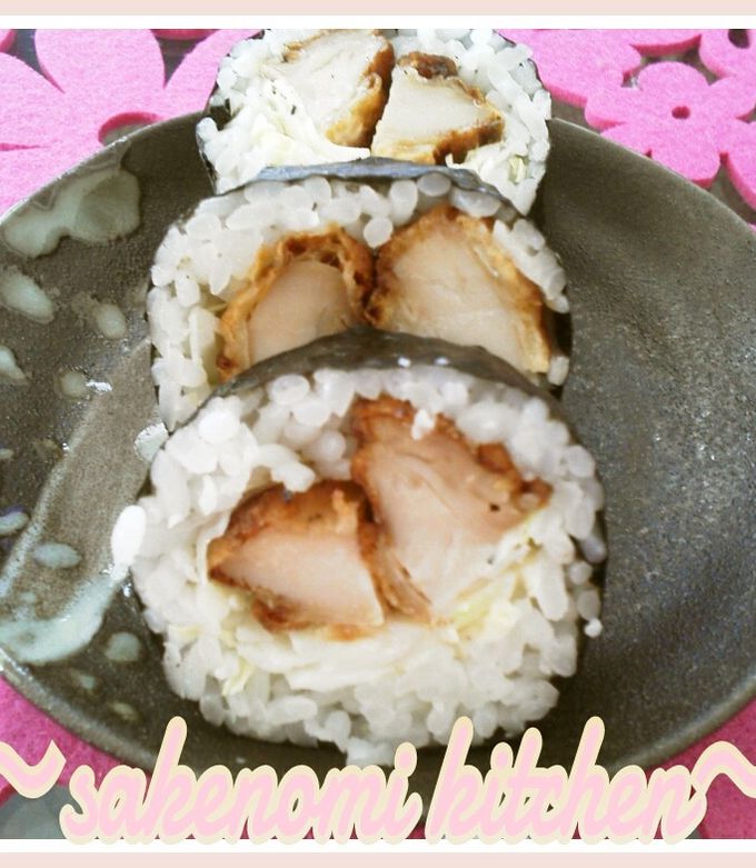 から揚げ巻きずし by 小林まさみさん のレシピ・作り方 簡単＆時短- レタスクラブ