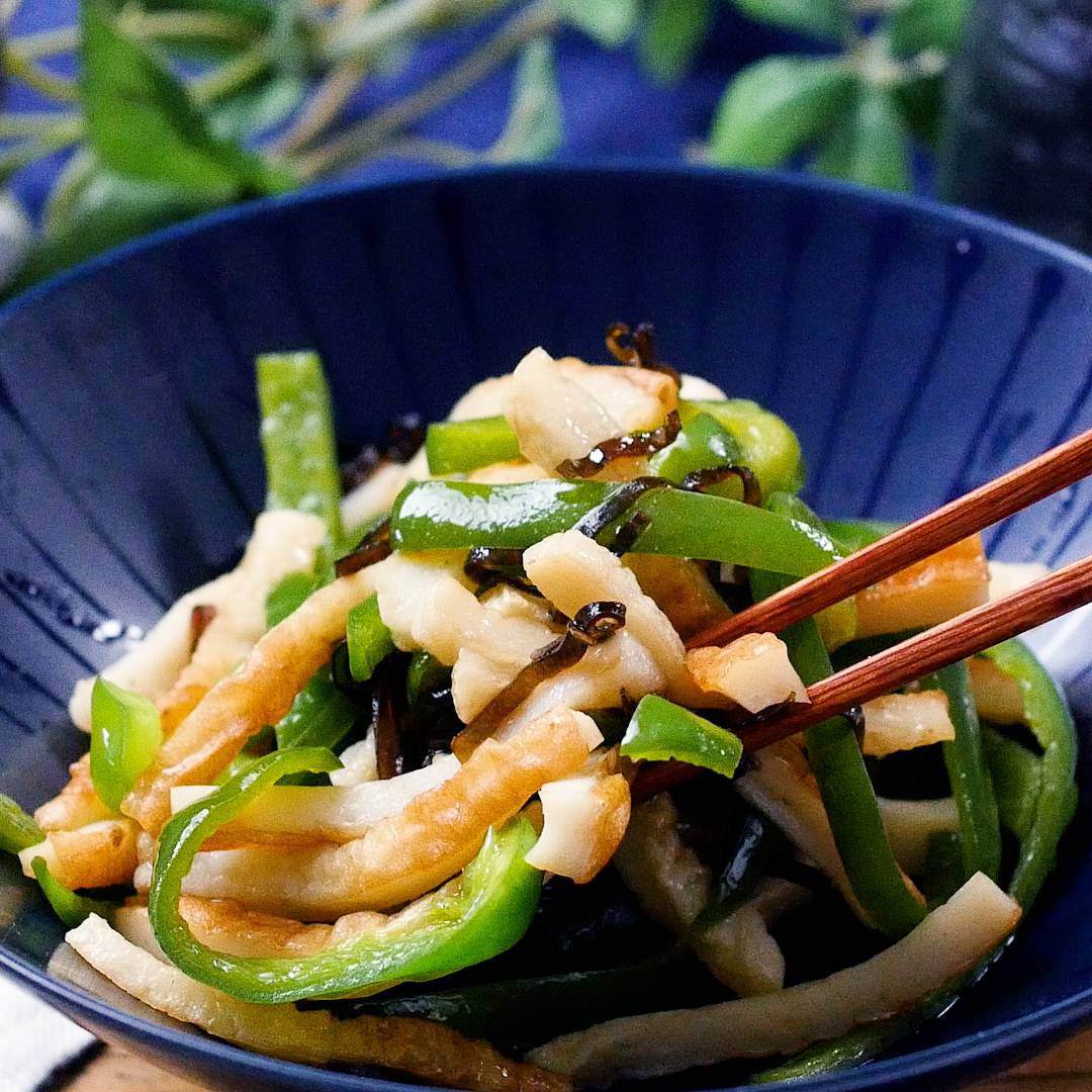 ピーマンちくわ炒め