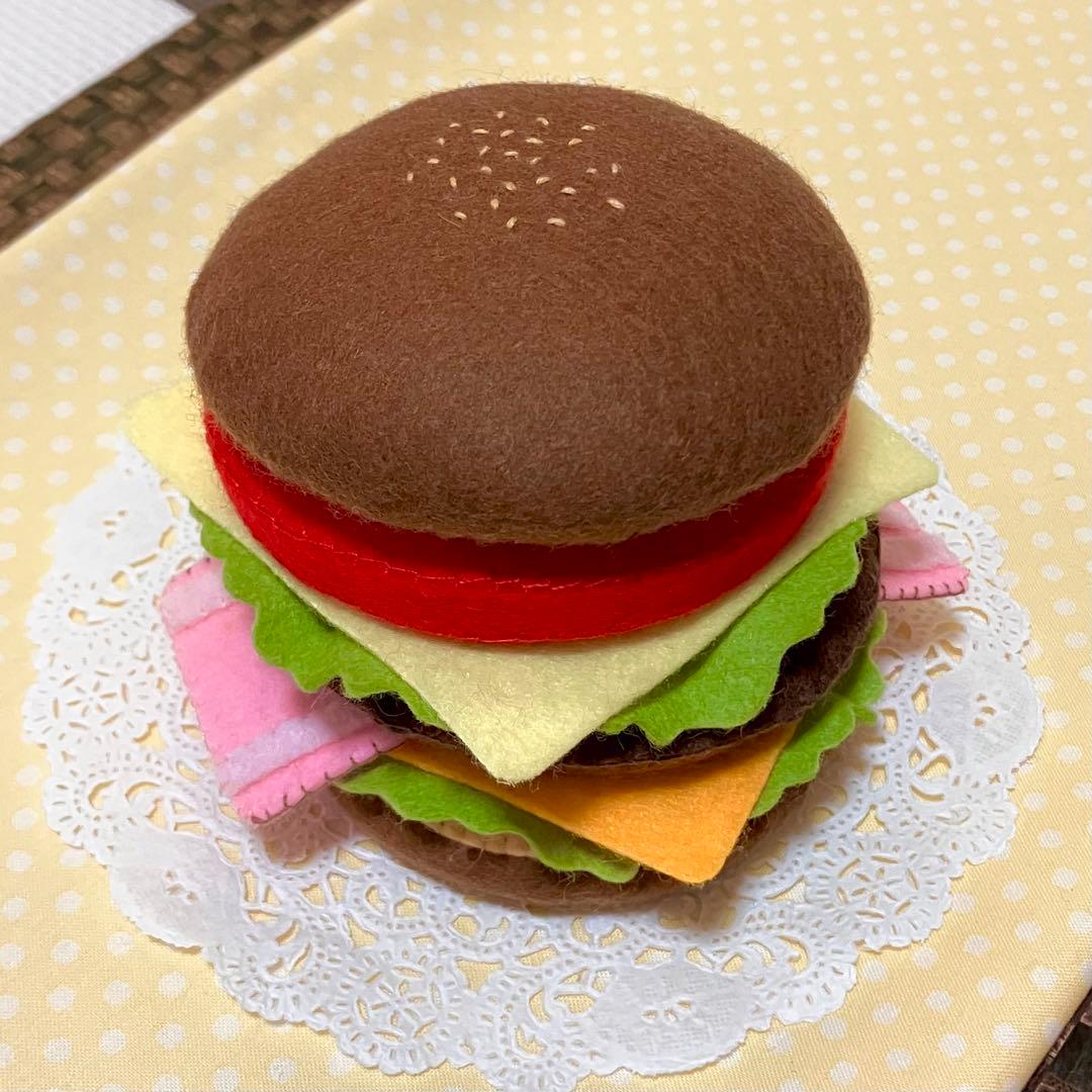 フェルト手芸 ― ハンバーガーセット静の 日々是好日