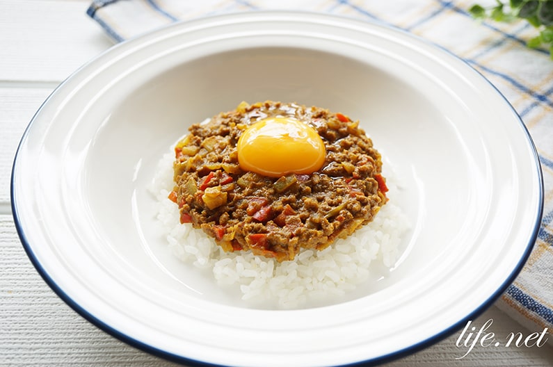 鍋もフライパンも不要！山本ゆりさんのレンジで作る絶品キーマカレーが