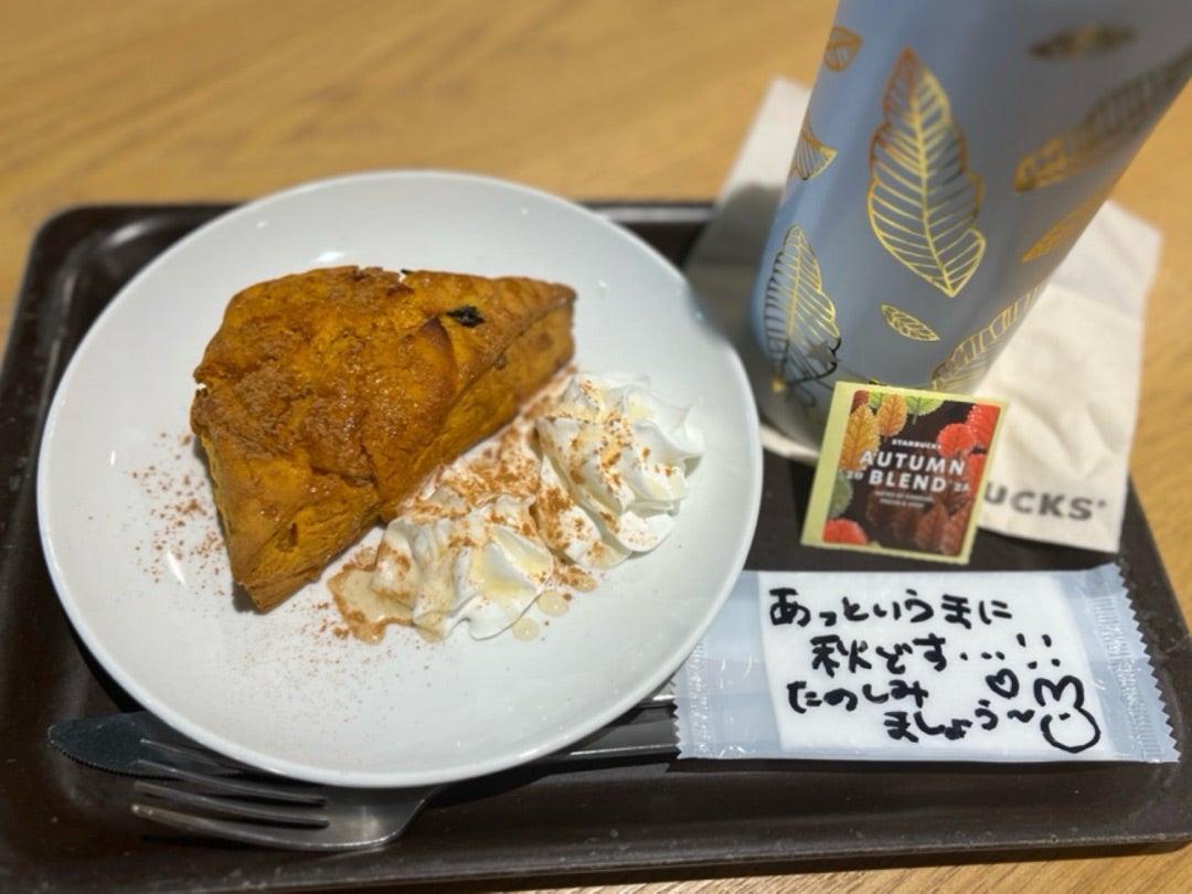 スタバのパンプキンスコーン🎃めっちゃ美味しい🤤🤤 おすすめおすすめにのりたいfypforyou08スタバTikTok