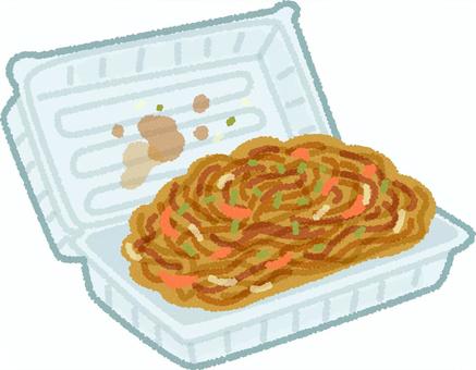 フリーイラスト法被姿で焼きそばを作る男の子パブリックドメインQ：著作権フリー画像素材集