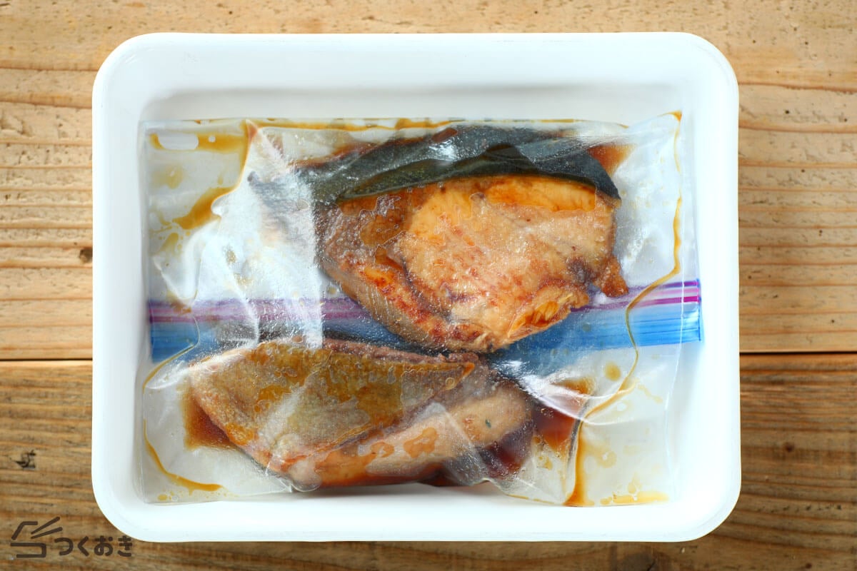 まとめて作って平日楽々♪ 下味冷凍 ブリの照り焼き
