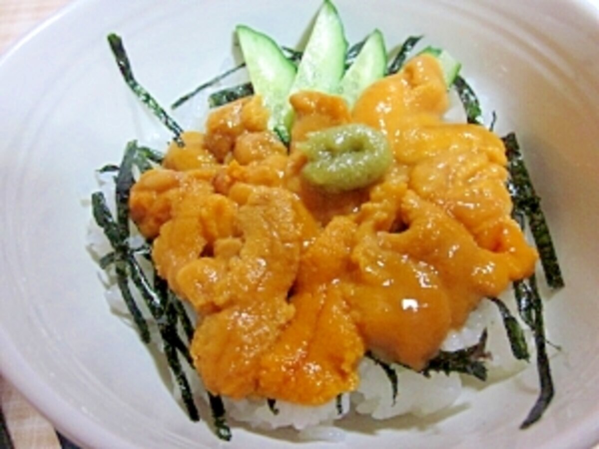 ウニ丼 レシピ・作り方 by 蓋☆ - 楽天レシピ