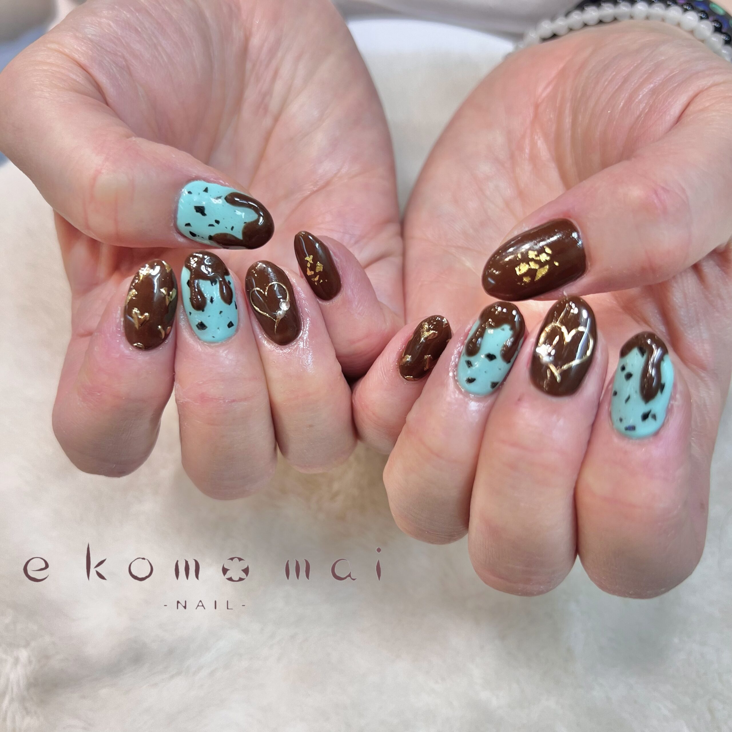 今の時期によくオーダーされるネイルデザイン『バレンタインネイル』四国・香川県のネイル集客 スクール『アドザバイザ―コンシェルジュ』