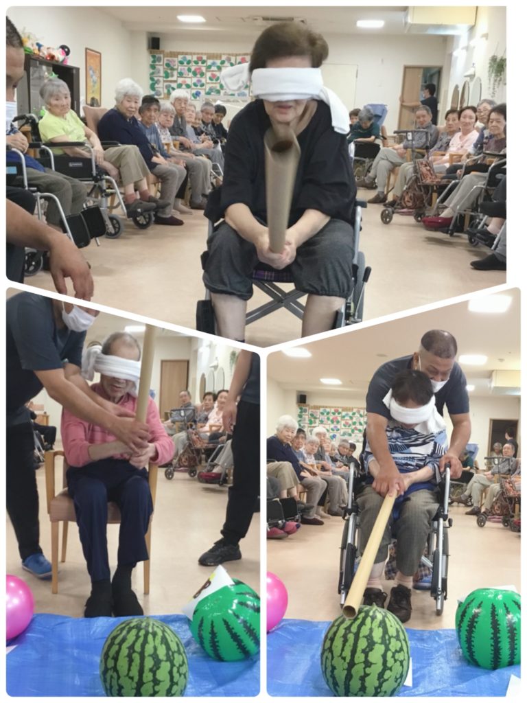 スイカ割り専用棒 目隠し付き - メルカリ