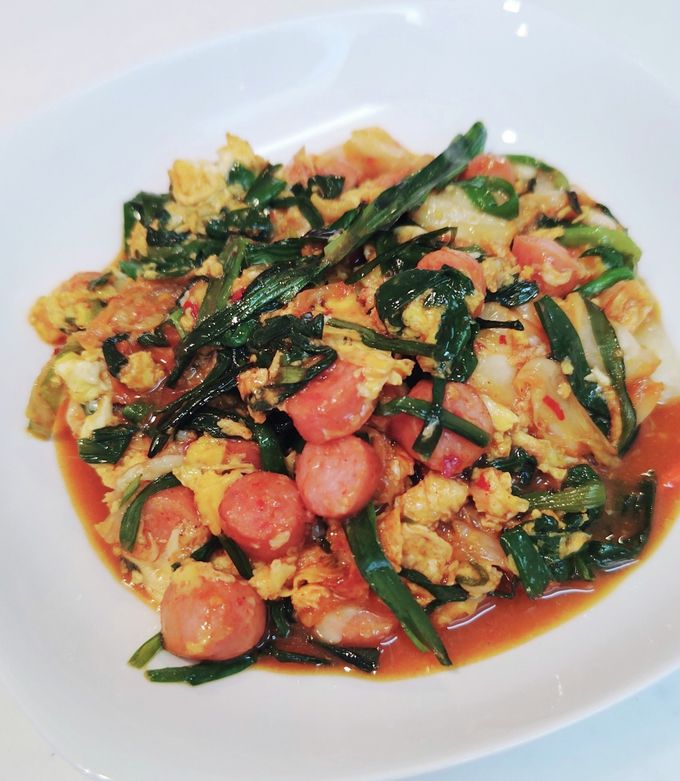 ウインナーとキムチの炒飯