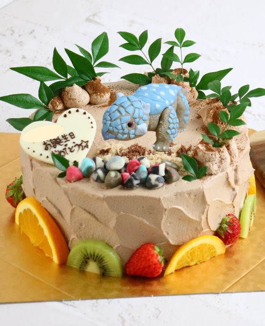 わんぱく恐竜ケーキ 5号 decolneCake.jp
