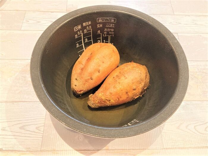 炊飯器・早炊きで時短ほくほくサツマイモ レシピ・作り方 by ナナミん - 楽天レシピ