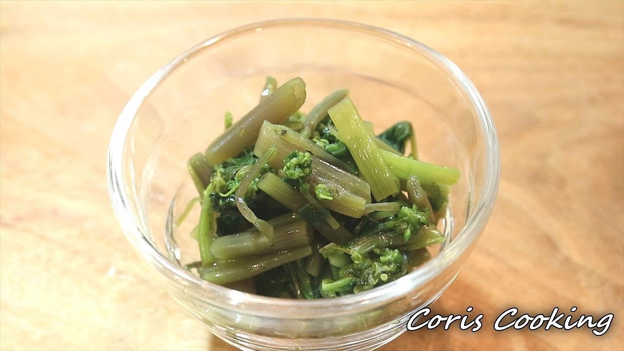 ほんのり辛い春の風味葉ワサビとさつま揚げの炒め物魚ココロあれば水ココロあり