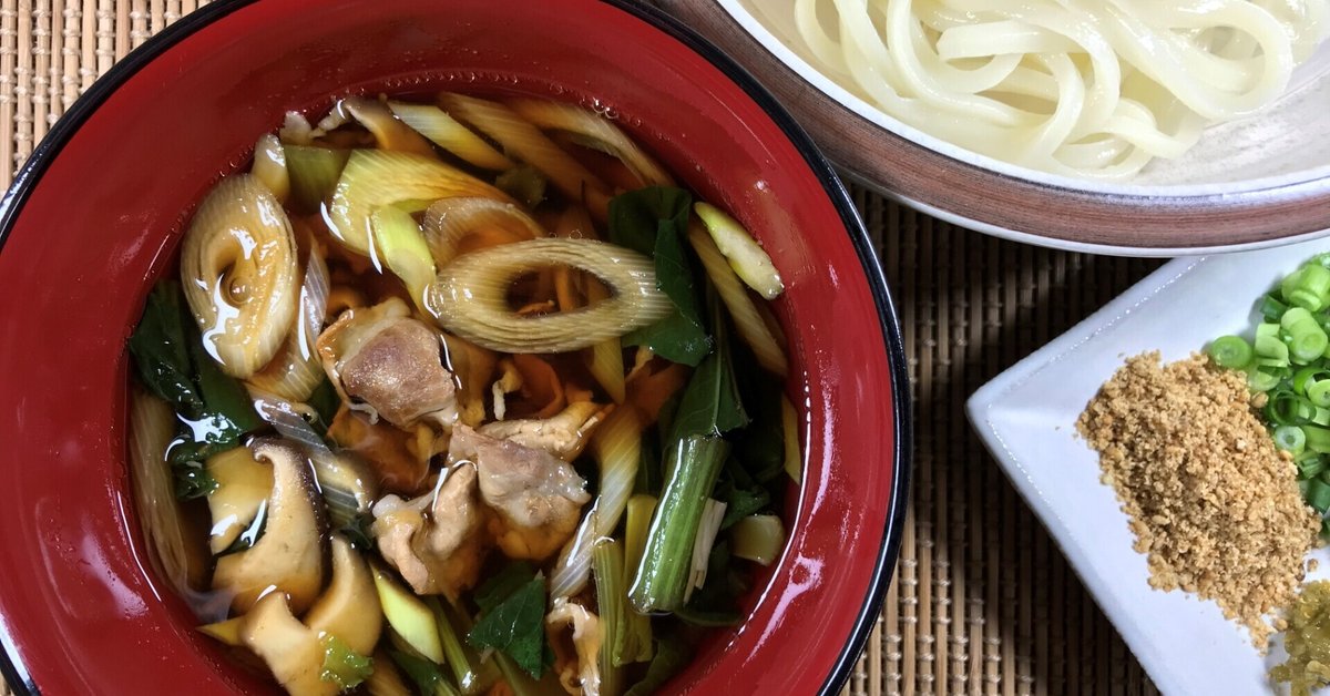 きのこたっぷりつけ汁のざるうどん THE ZALレシピ11 ザル専用細うどん