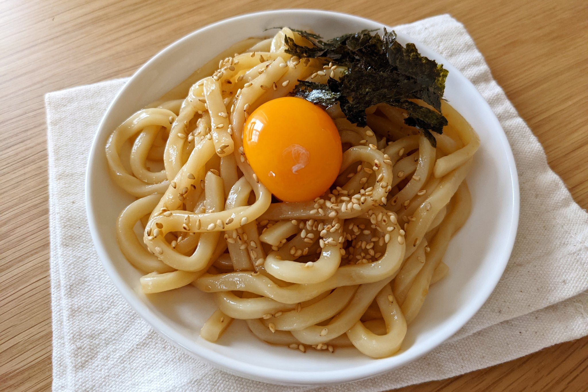 ポン酢＆ごま油deぶっかけうどん