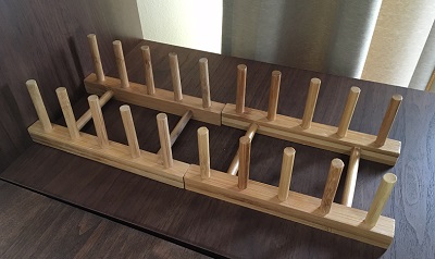 食器収納 小皿も立てて収納を試みた結果 期待と現実は？ダイソーのディッシュスタンドで学んだ収納のコツ！ - YouTube