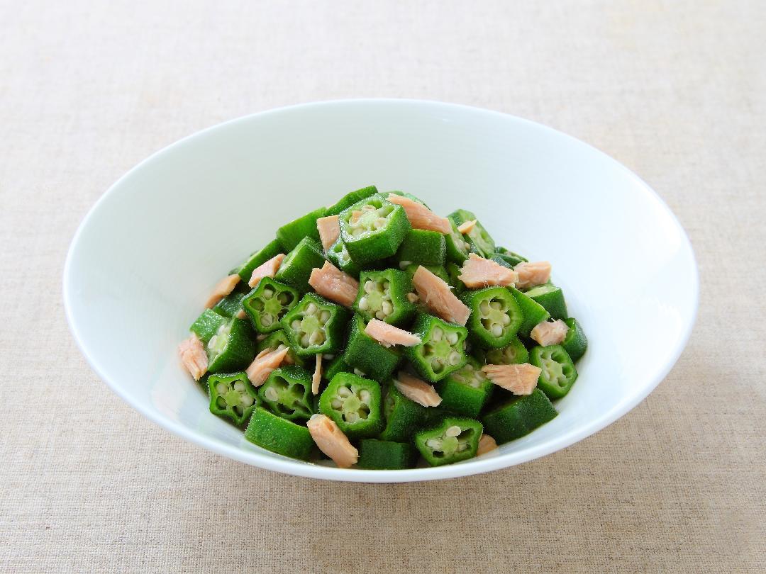 箸が止まらない‼️無限オクラ♡オクラの大葉ねぎ塩まみれ