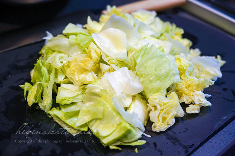 レタスの50度洗い - 顔が見える食品