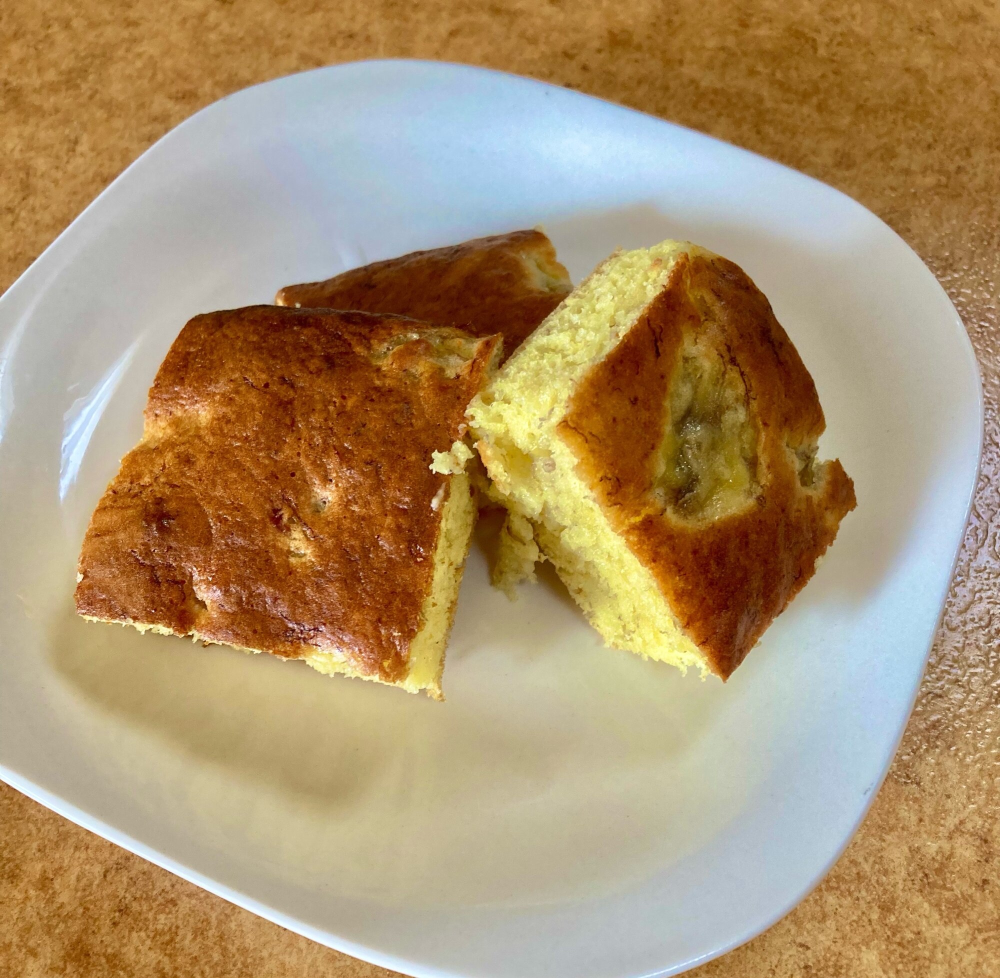 天板で焼くバナナたっぷり簡単ケーキとピーナッツアレルギー大人の自分探し ぱんじ