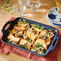 小松菜と人参の丸鶏ナムルクラシル