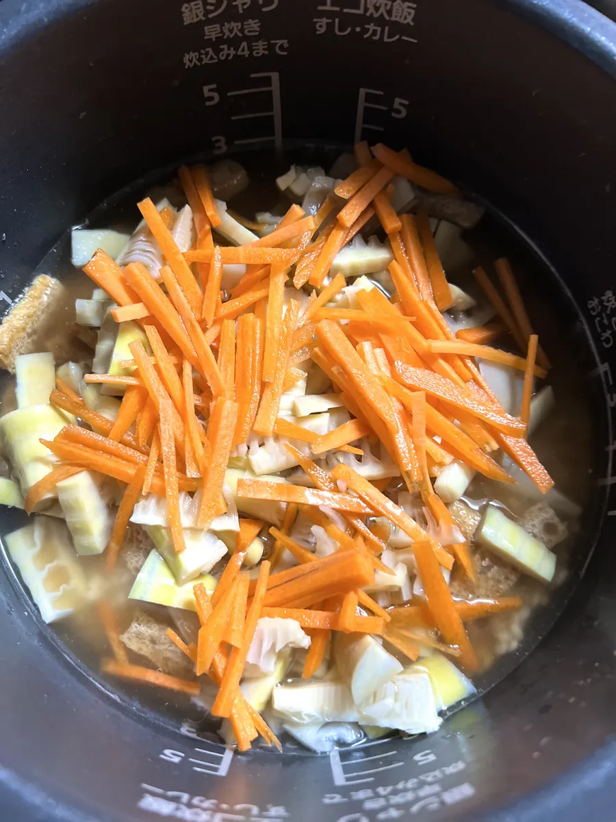 タケノコの炊き込みご飯
