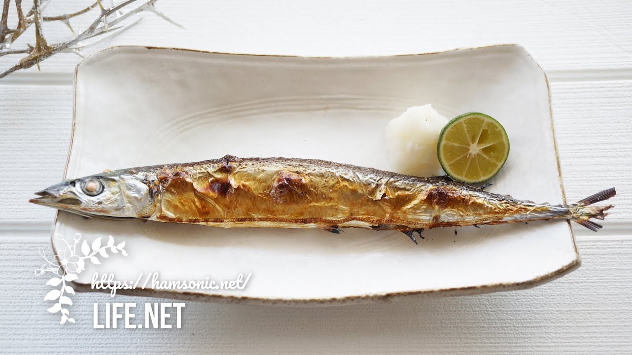 さんまのフライパン塩焼き