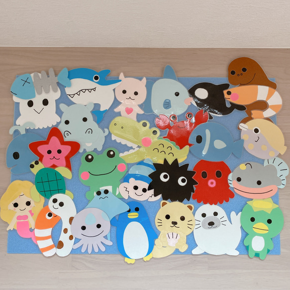 7月製作 おしゃれなお魚さん 保育園・幼稚園・こども園- ほいくのおまもり