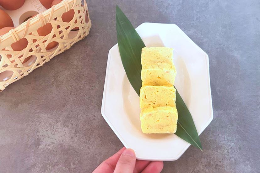 防災レシピ🍲湯煎で作る🥚ダシ巻きたまご