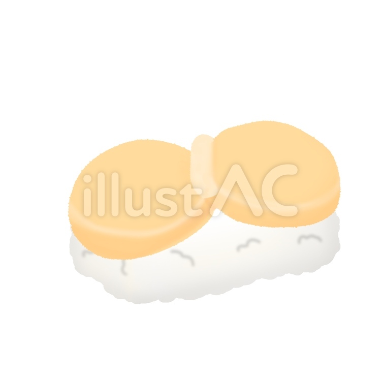 フリーイラストホタテ寿司パブリックドメインQ：著作権フリー画像素材集