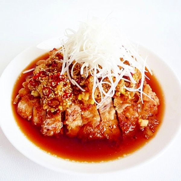 油淋鶏 ユーリンチー玉ねぎソースのレシピ・作り方 簡単＆時短- レタスクラブ