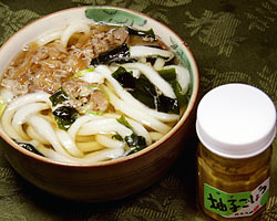 舞茸の柚子胡椒クリームうどん