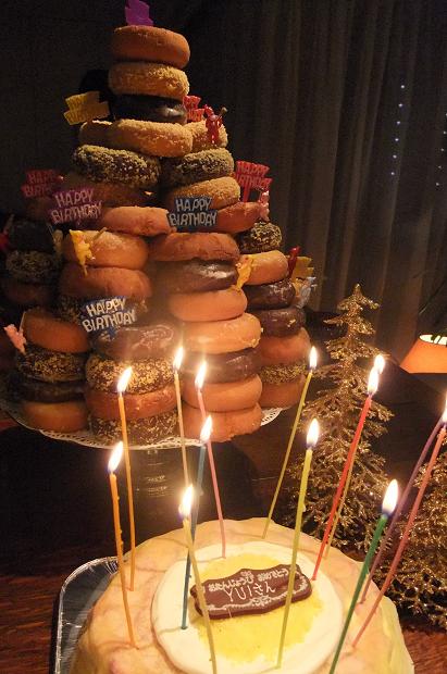 お誕生日やクリスマスに！ドーナツタワ