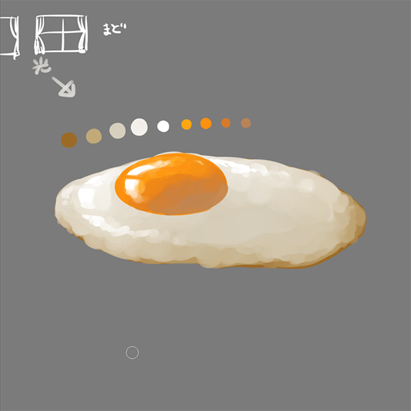 目玉焼きイラスト