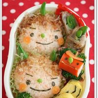 子供たちも笑顔に♡『節分の日のお弁当』です。こわい鬼さんもお弁当箱の中ではかわいいよ♡