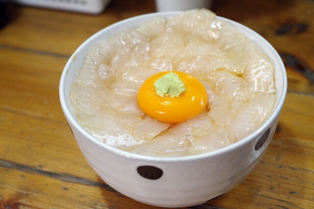 みなと食堂 平目漬丼せんべい汁セット八戸- 海鮮