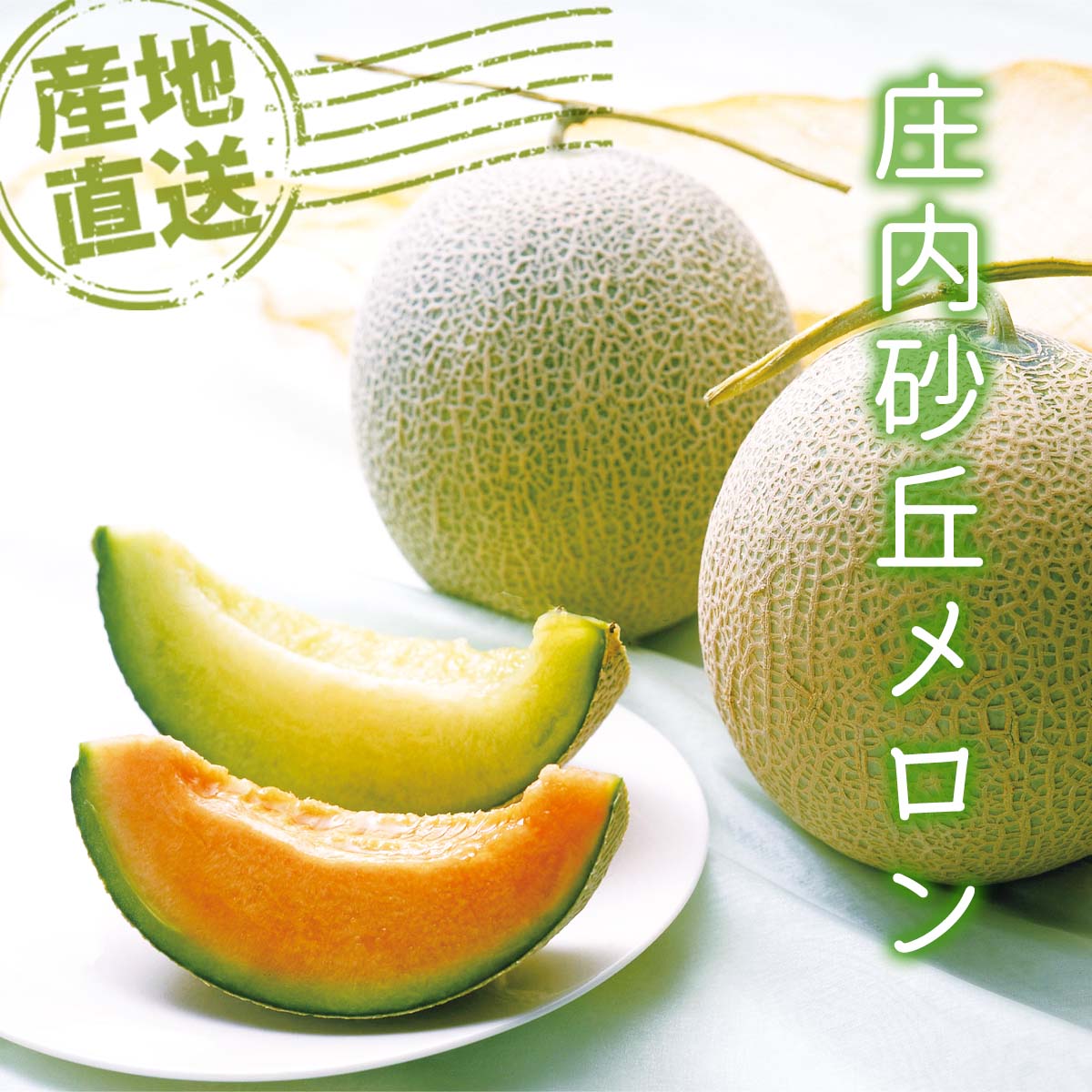 7月中旬～下旬 順次発送 庄内砂丘メロン-有機野菜などの宅配全国有機農法連絡会