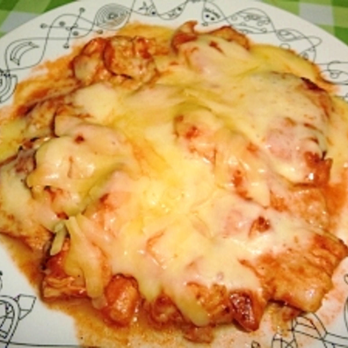 ＊ケチャップソースで鶏胸肉のチーズ焼き＊