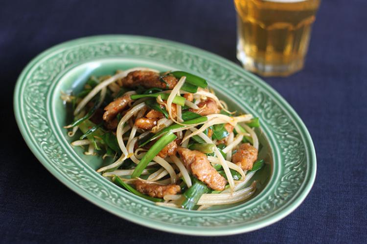 簡単お手軽おつまみ ニラ玉納豆